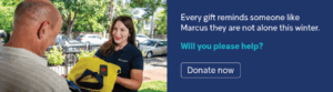 A photo of Marcus receiving AnglicareSA support.