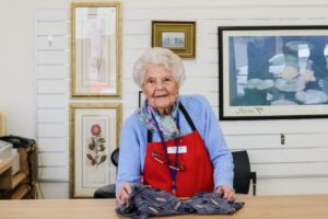 Volunteer Thelma at Magdalene Centre