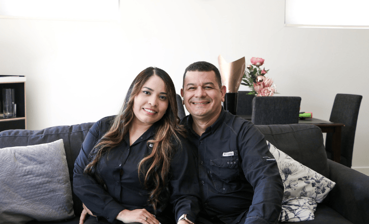 Isneida and Roberto endured an incredibly challenging journey before arriving in Australia.