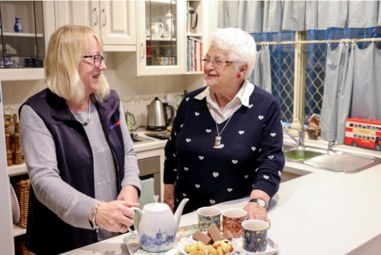 Judy and Jo often reflect on the wonderful memories they have of Frank in his twilight years.