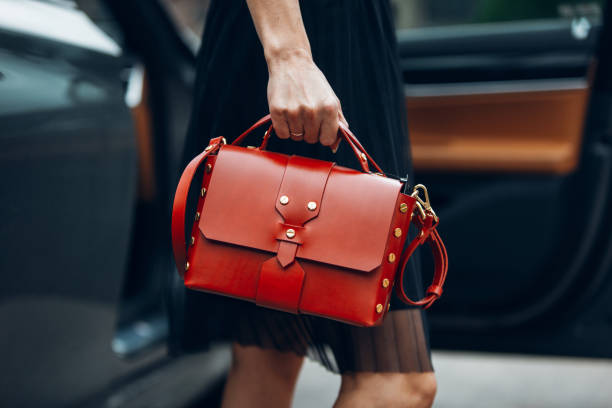 picture of a red handbag 