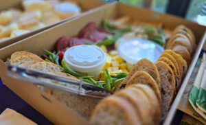 Box of aboriginal inspired food in a box